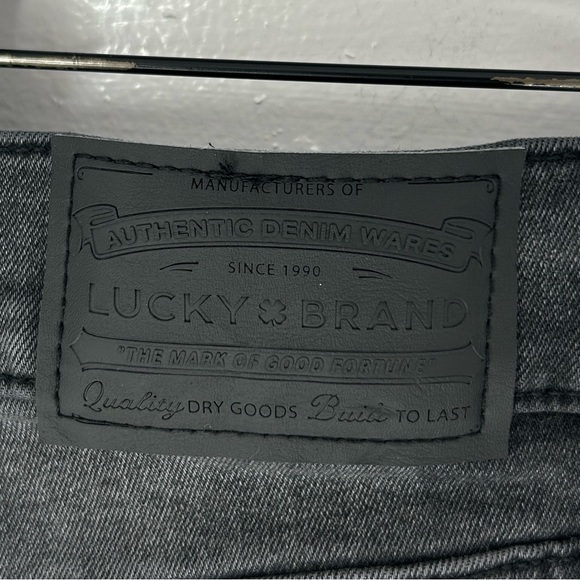 Lucky Brand 121 Slim Fit Jeans Actual Size 31x31 (Tag 32x32) Gray Denim Classic - Picture 9 of 14